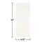 Linen-Like 10" x 4.25" Linen-Like White Dinner Napkins 300 PK 125006 - alternate 2